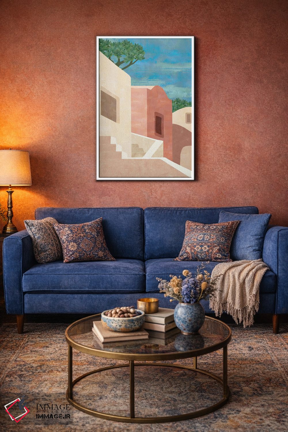 تابلو دکوراتیو کارویرو II اثر فلورا کوتا - D3W