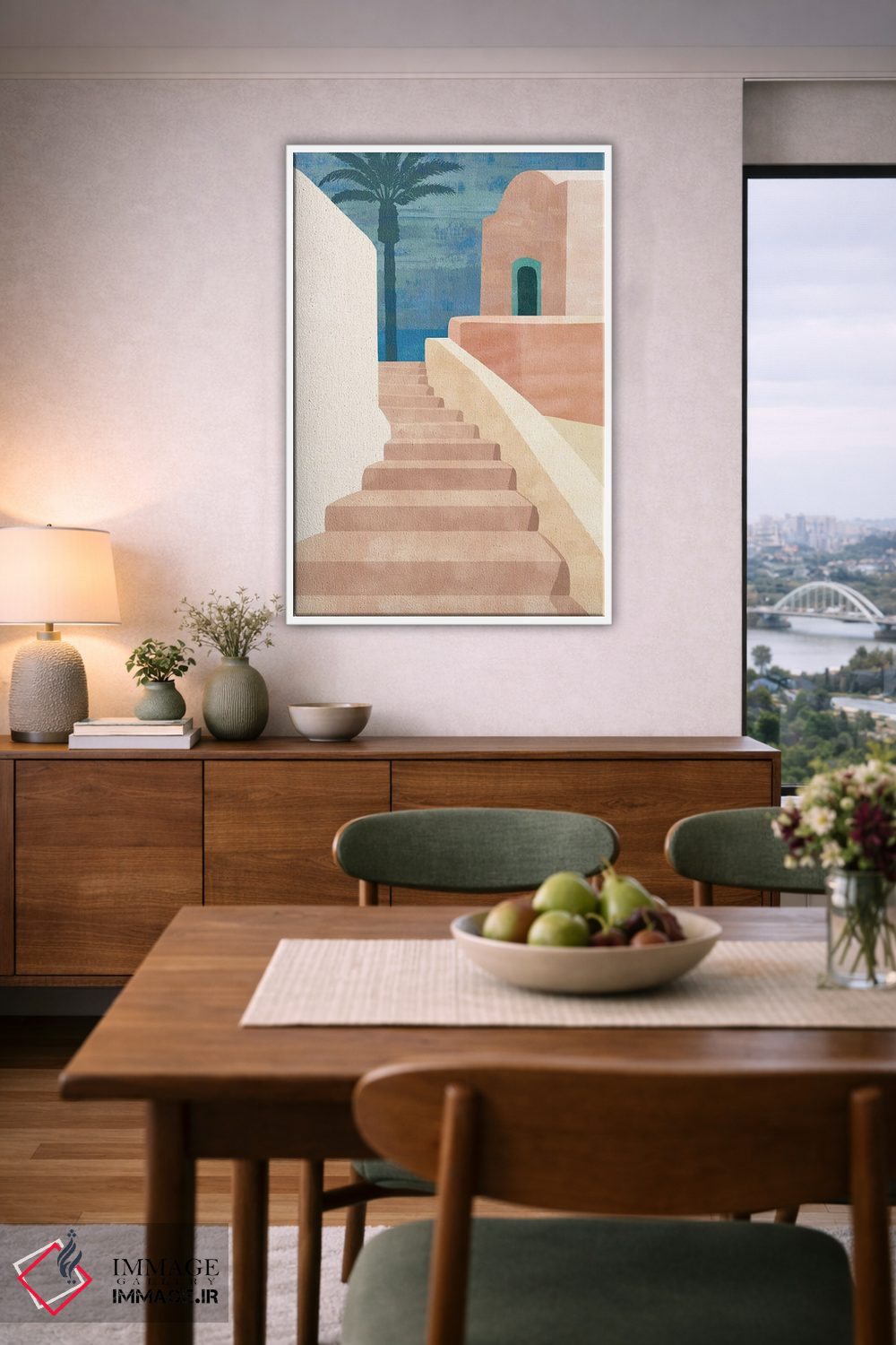 تابلو دکوراتیو کارویرو I اثر فلورا کوتا - D6W