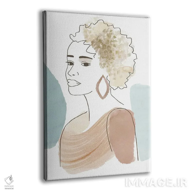تابلو دکوراتیو لورنا اثر فلورا کوتا - نمای پرسپکتیو محصول