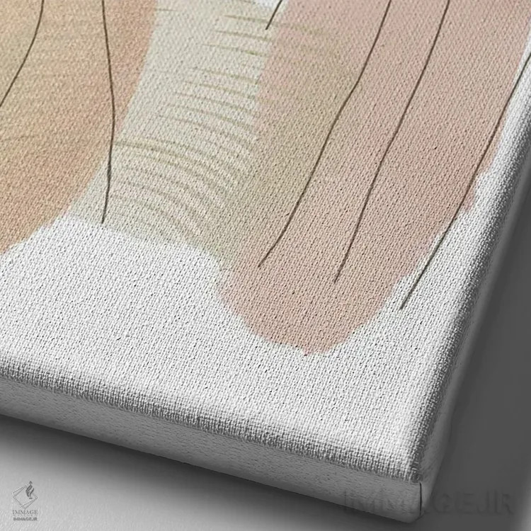 تابلو دکوراتیو جویا اثر فلورا کوتا - نمای نزدیک بافت بوم