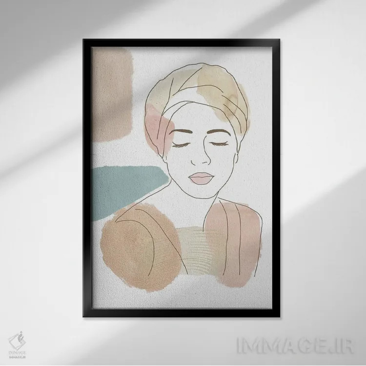 تابلو دکوراتیو جویا اثر فلورا کوتا - نمای قابدار مشکی