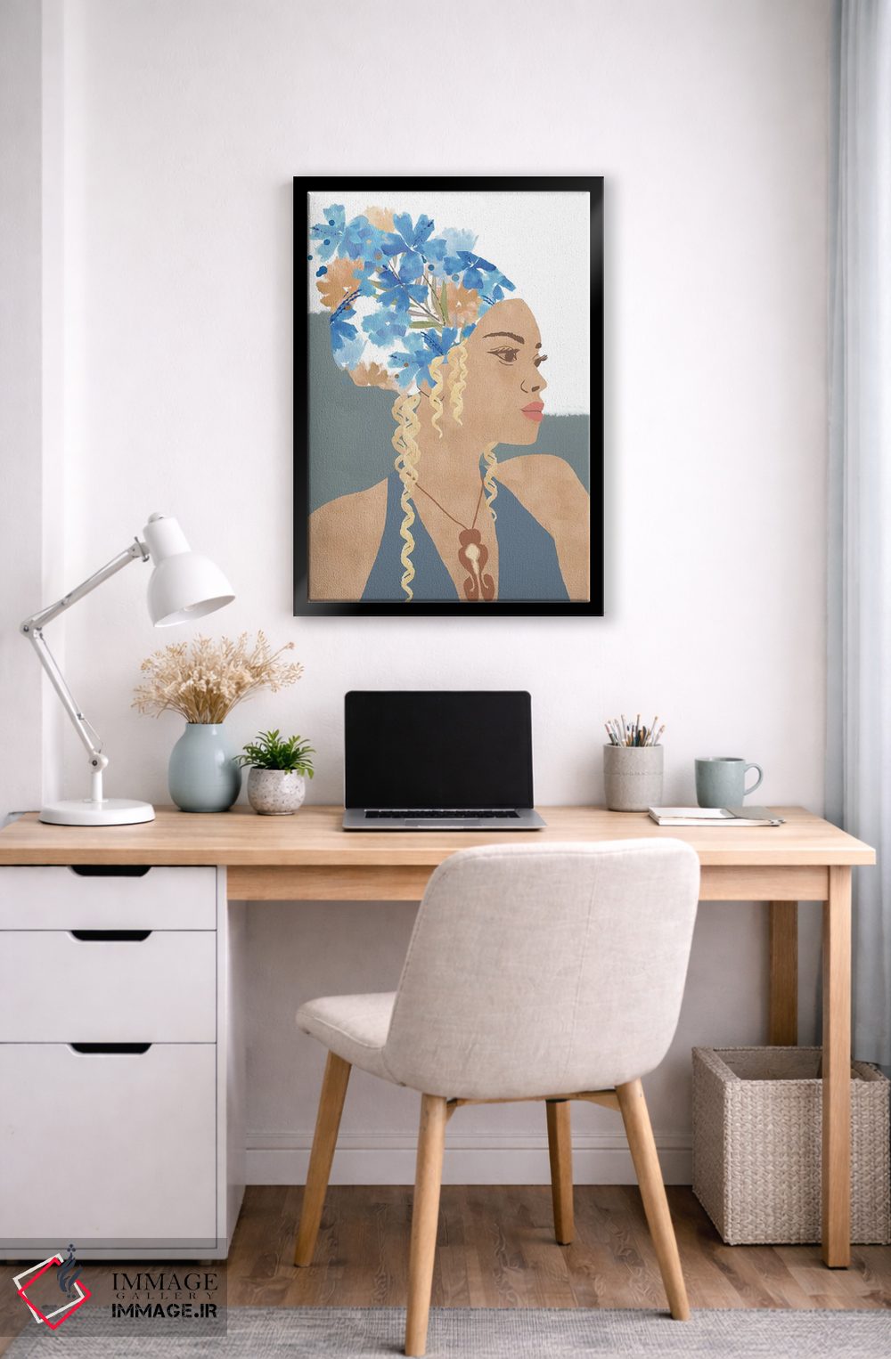 تابلو دکوراتیو مایا در شکوفه اثر فلورا کوتا - D6B