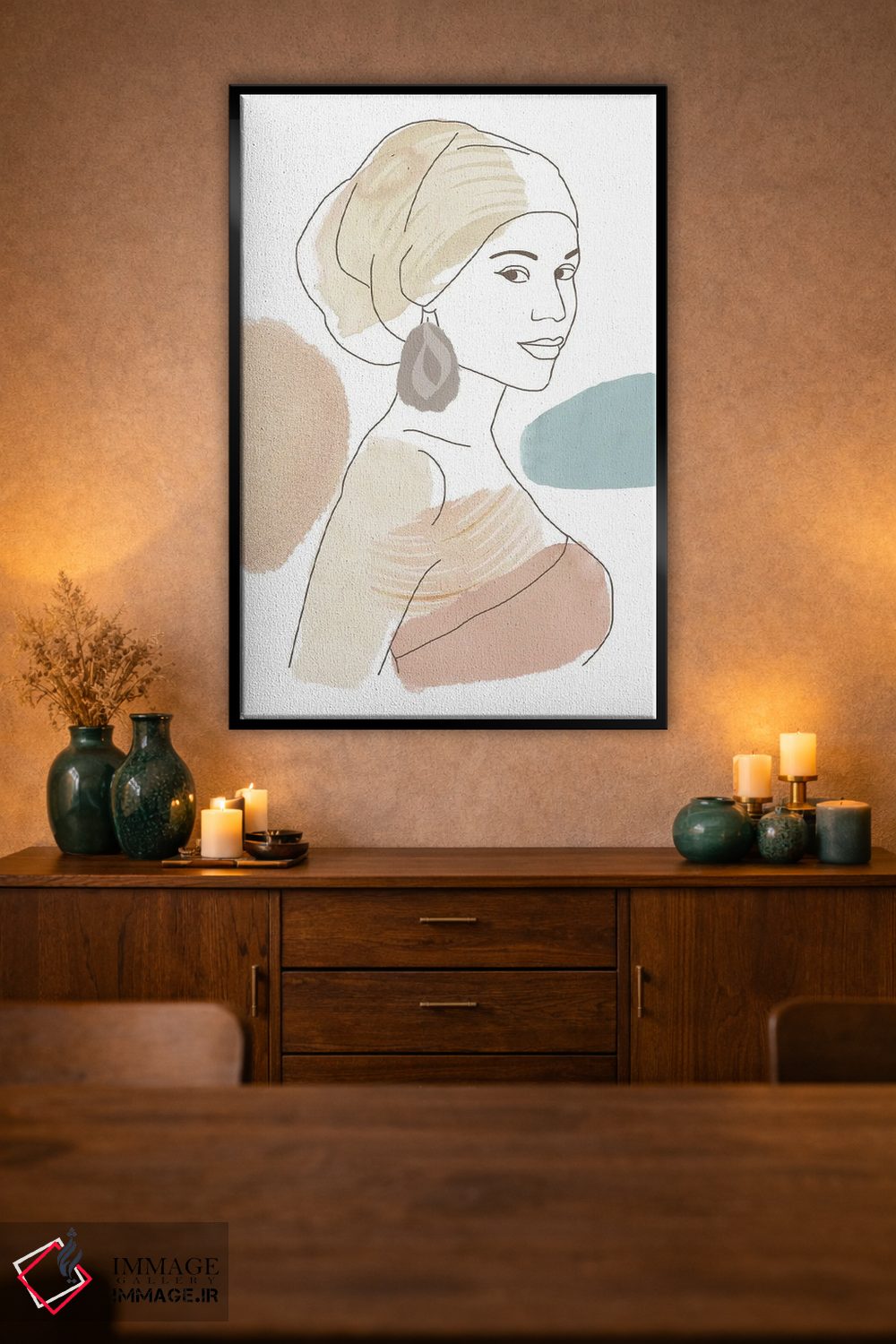تابلو دکوراتیو مریام اثر فلورا کوتا - D2B