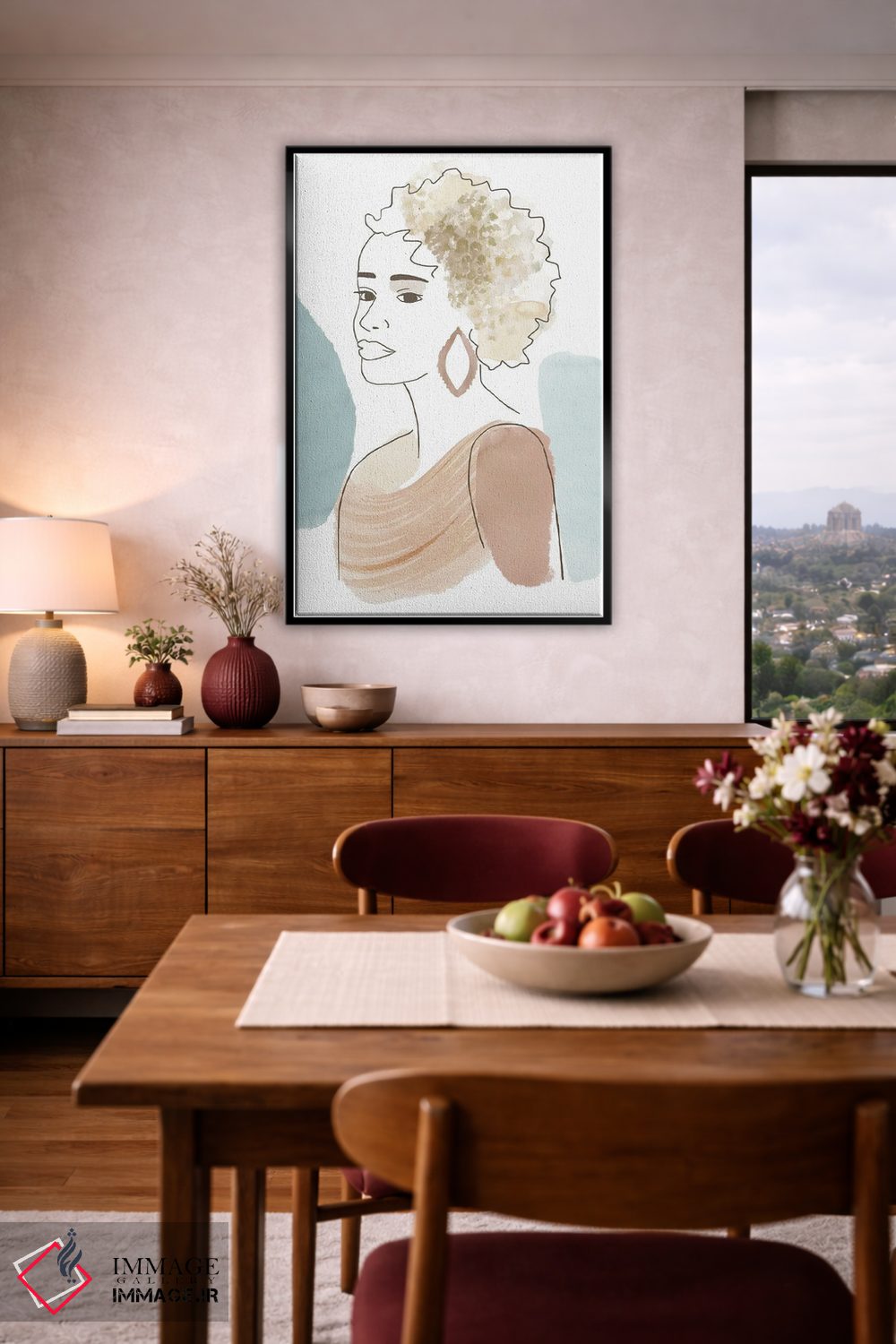 تابلو دکوراتیو لورنا اثر فلورا کوتا - D5B