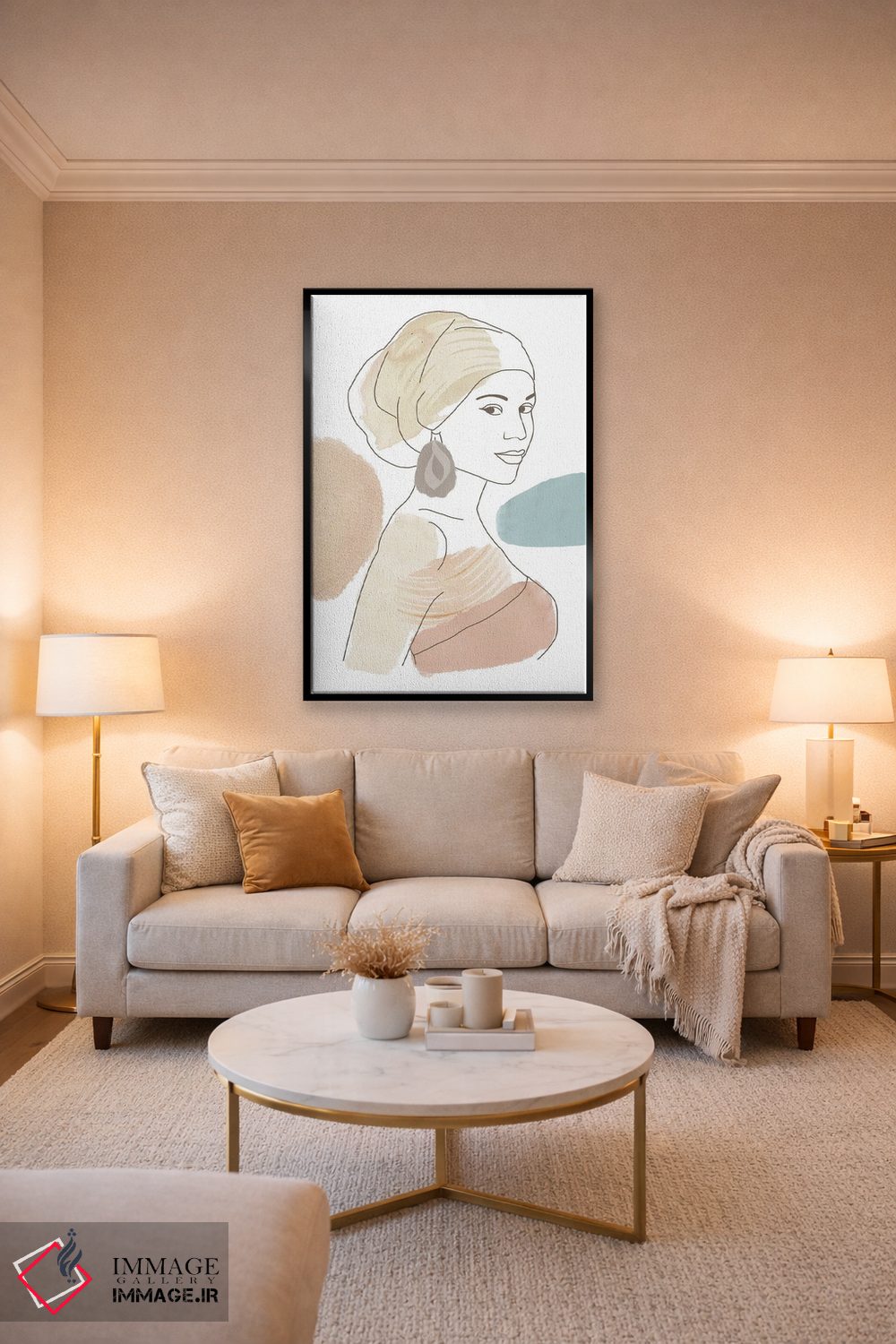 تابلو دکوراتیو مریام اثر فلورا کوتا - D4B