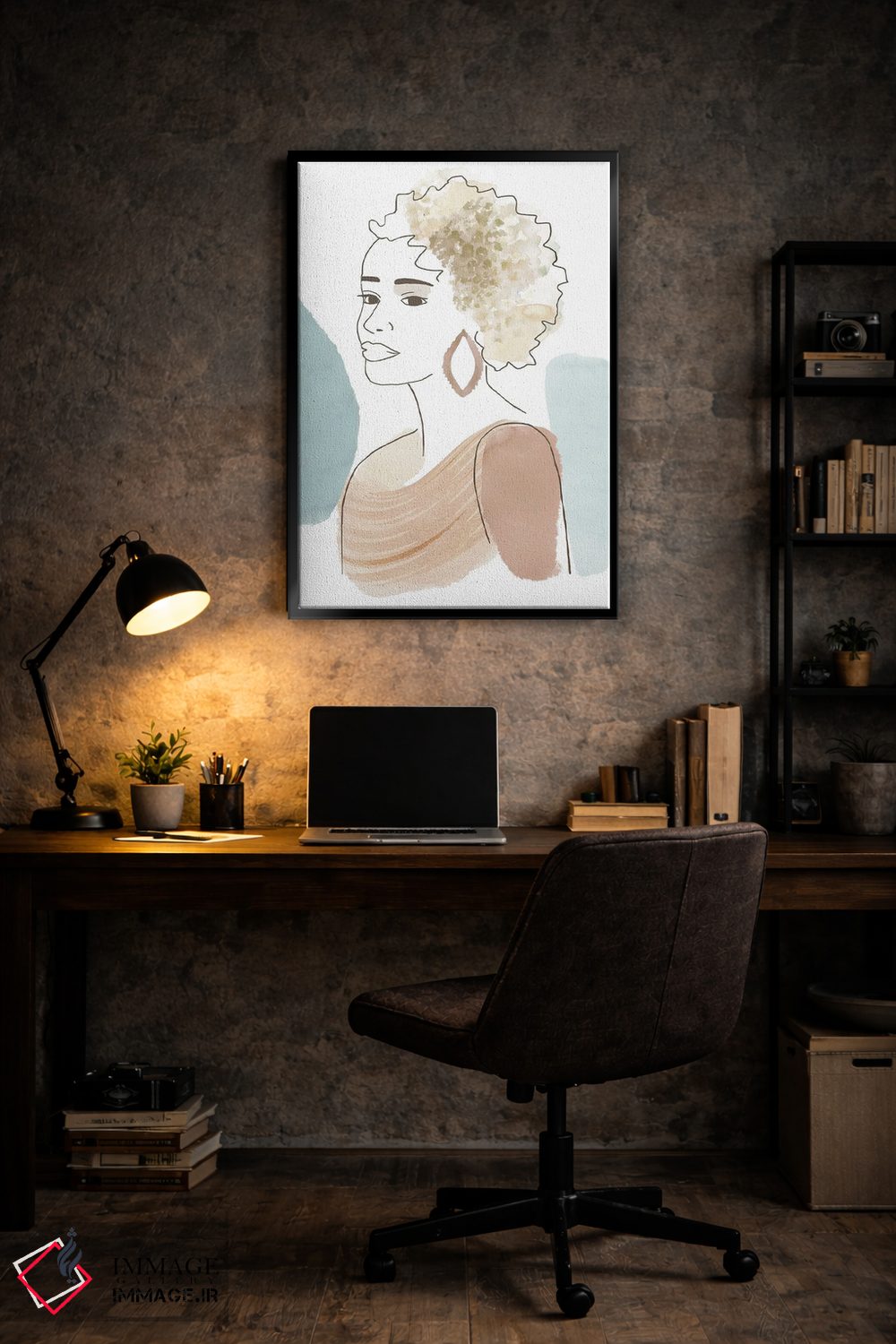 تابلو دکوراتیو لورنا اثر فلورا کوتا - D6B