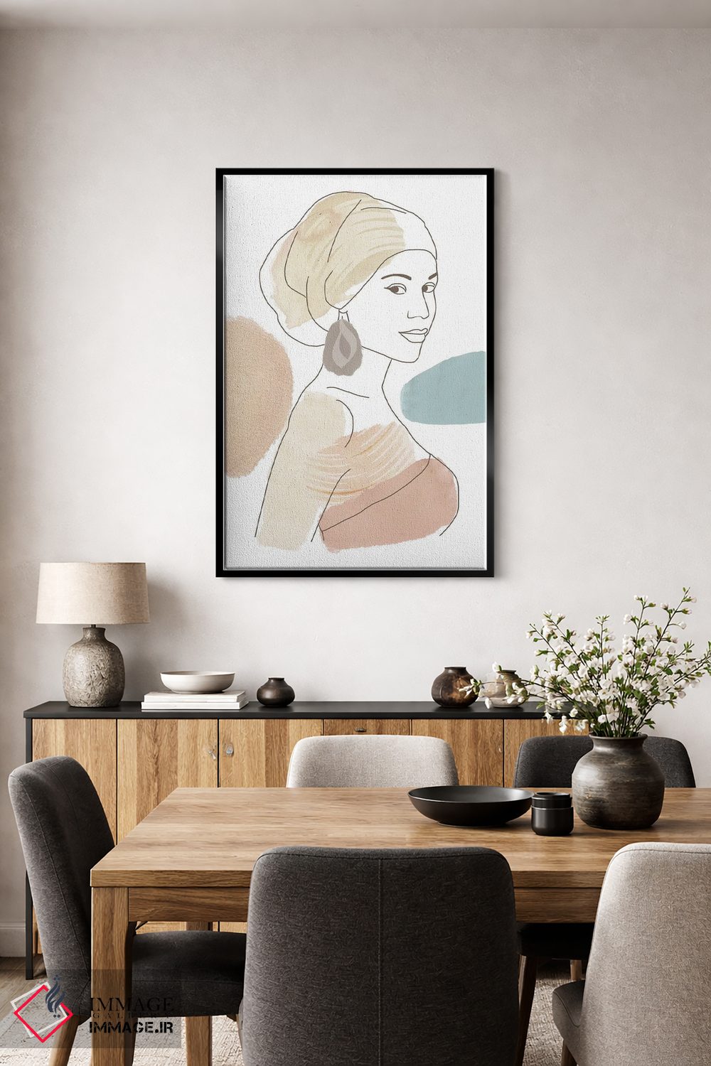 تابلو دکوراتیو مریام اثر فلورا کوتا - D5B