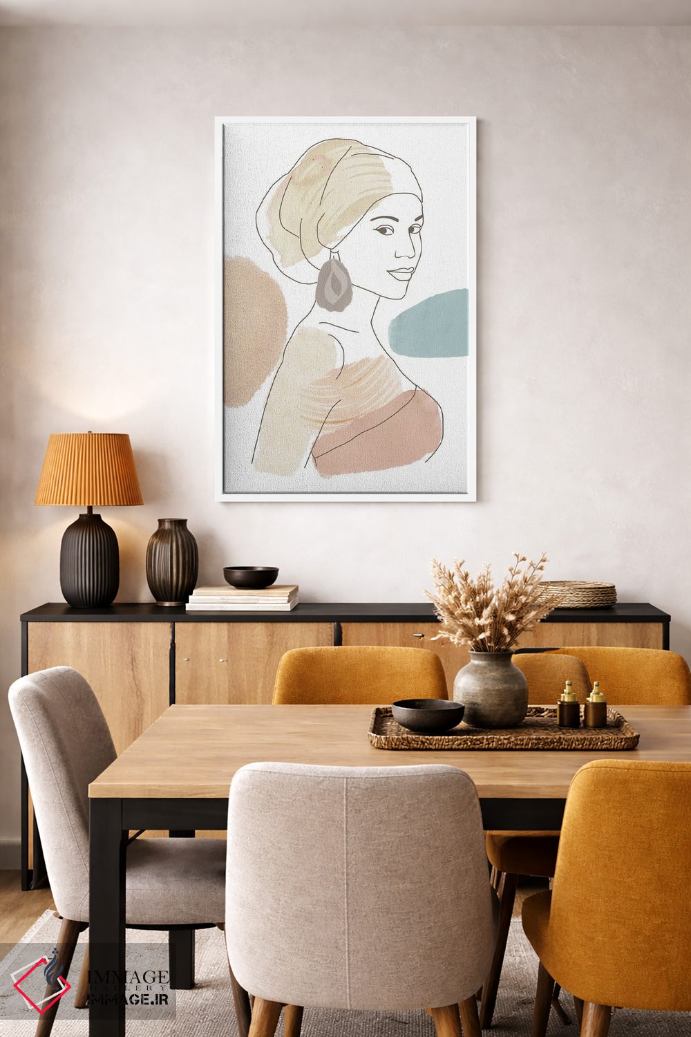 تابلو دکوراتیو مریام اثر فلورا کوتا - D6W