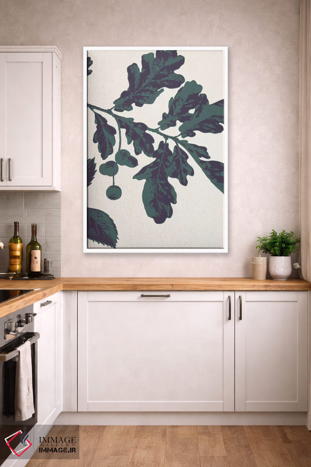 تابلو دکوراتیو شاخه بلوط اثر فایو بای فایو کالکتیو - D4W