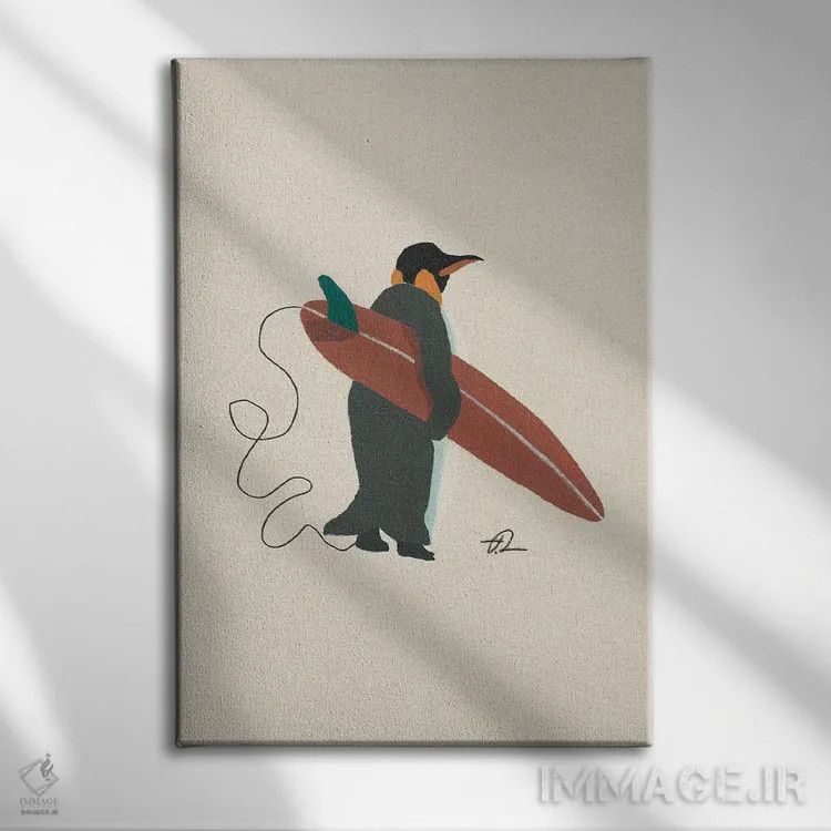 تابلو دکوراتیو آماده شو اثر فابیان لاواتر - نمای روبهرو روی دیوار