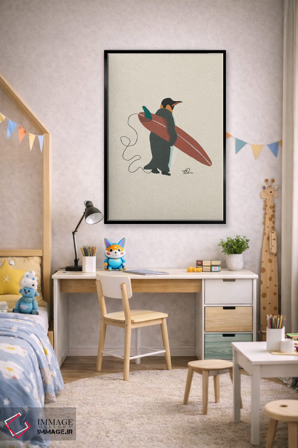 تابلو دکوراتیو آماده شو اثر فابیان لاواتر - D2B