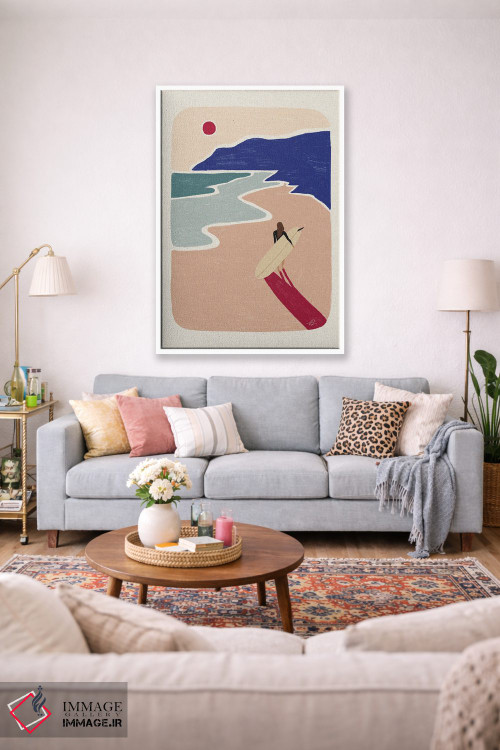 تابلو مینیمال کشاندن اثر فابیان لاواتر - D1W