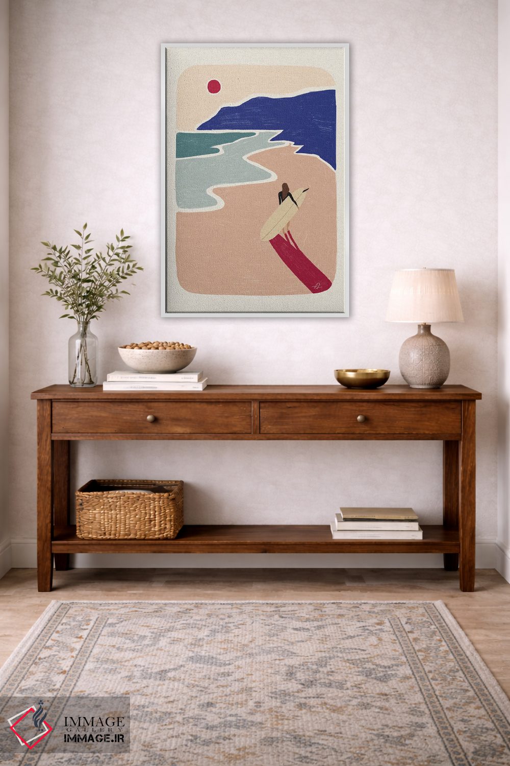 تابلو مینیمال کشاندن اثر فابیان لاواتر - D3W