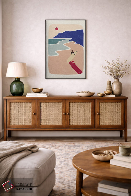 تابلو مینیمال کشاندن اثر فابیان لاواتر - D5B