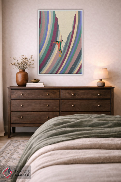 تابلو دکوراتیو پایین دامنه ها اثر فابیان لاواتر - D3W