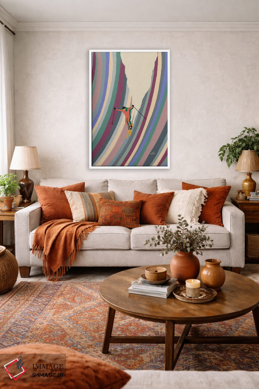 تابلو دکوراتیو پایین دامنه ها اثر فابیان لاواتر - D2W