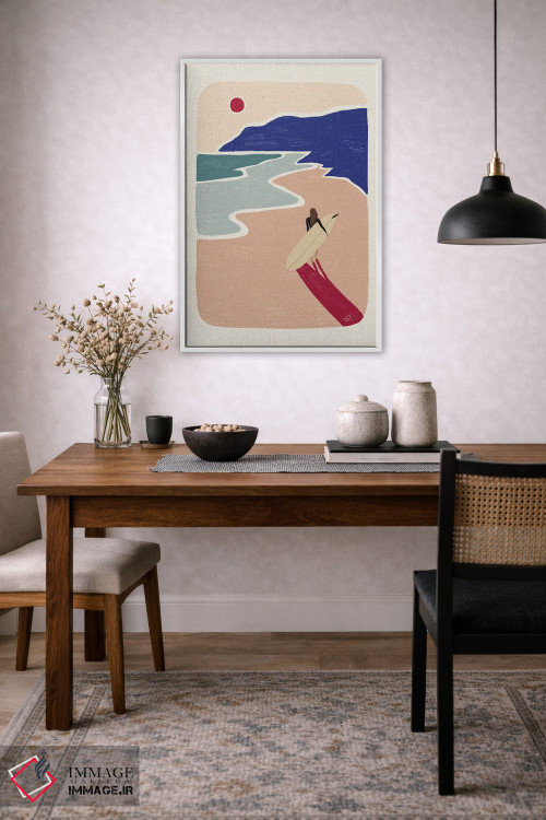 تابلو مینیمال کشاندن اثر فابیان لاواتر - D4W