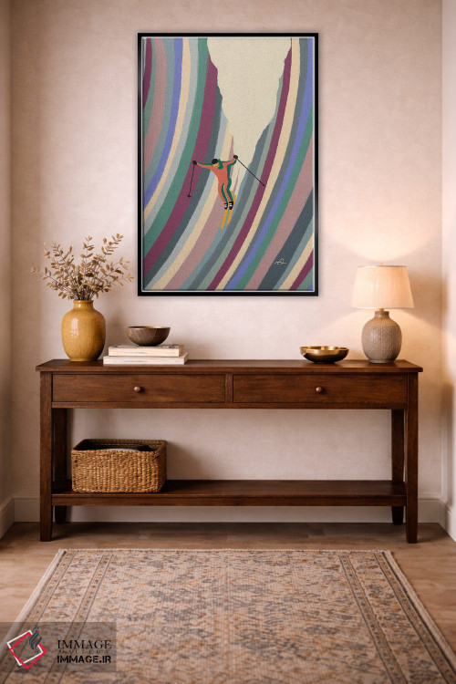 تابلو دکوراتیو پایین دامنه ها اثر فابیان لاواتر - D4B