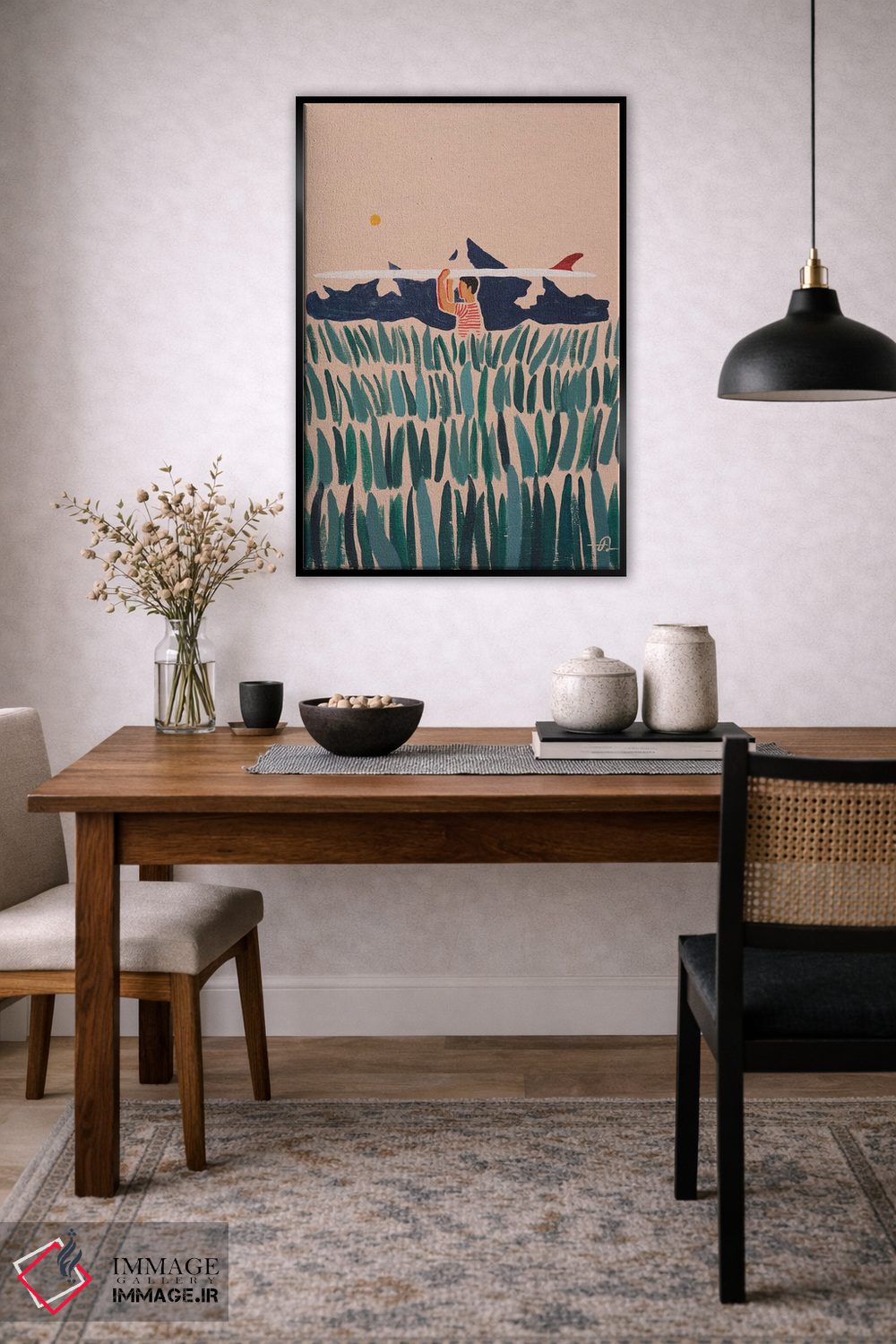 تابلو دکوراتیو راه بلند تا ساحل اثر فابیان لاواتر - D5B