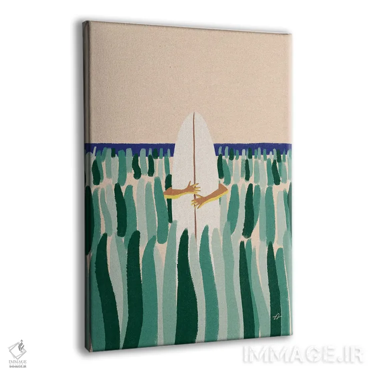 تابلو مینیمال قایم باشک اثر فابیان لاواتر - نمای پرسپکتیو محصول