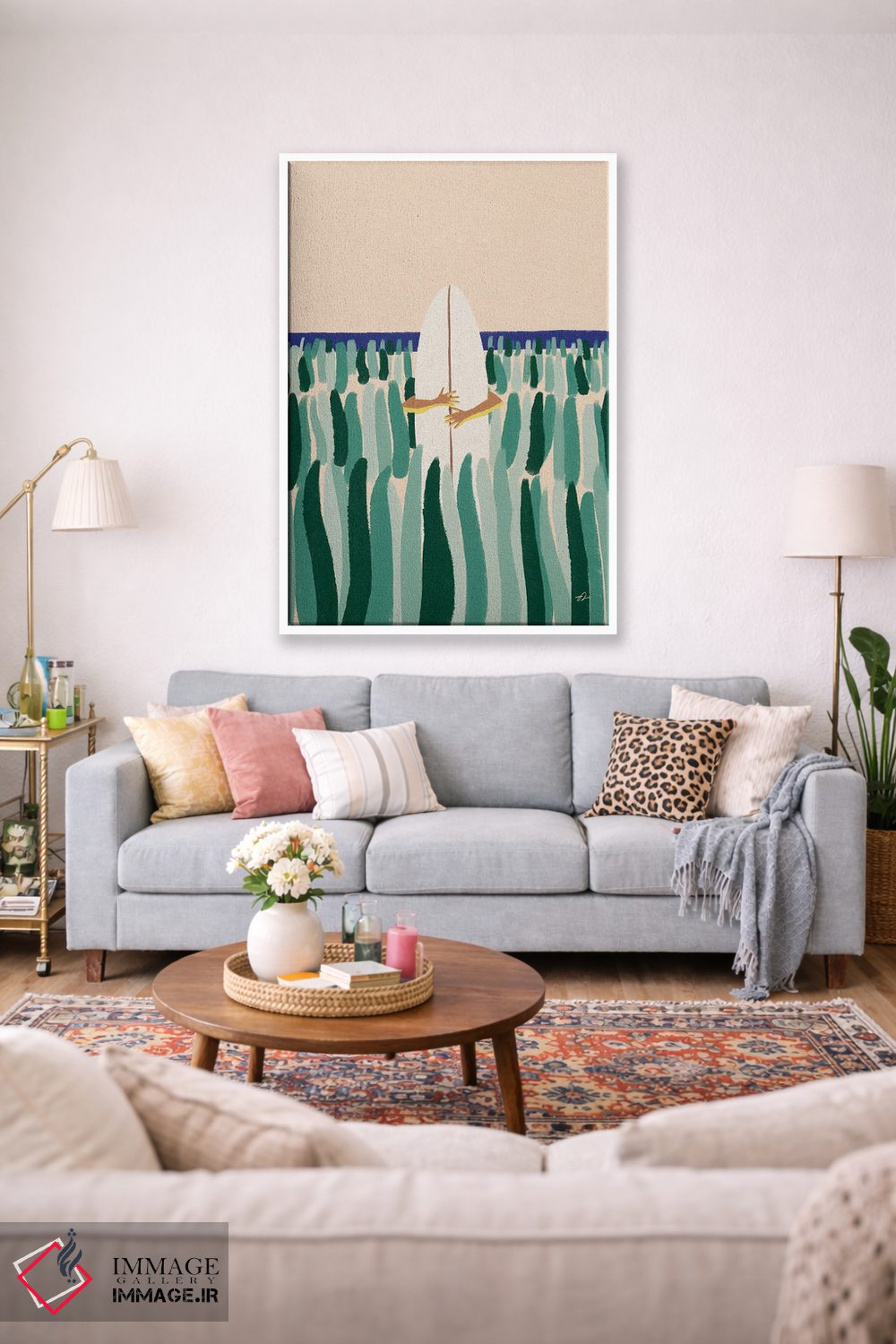 تابلو مینیمال قایم باشک اثر فابیان لاواتر - D1W