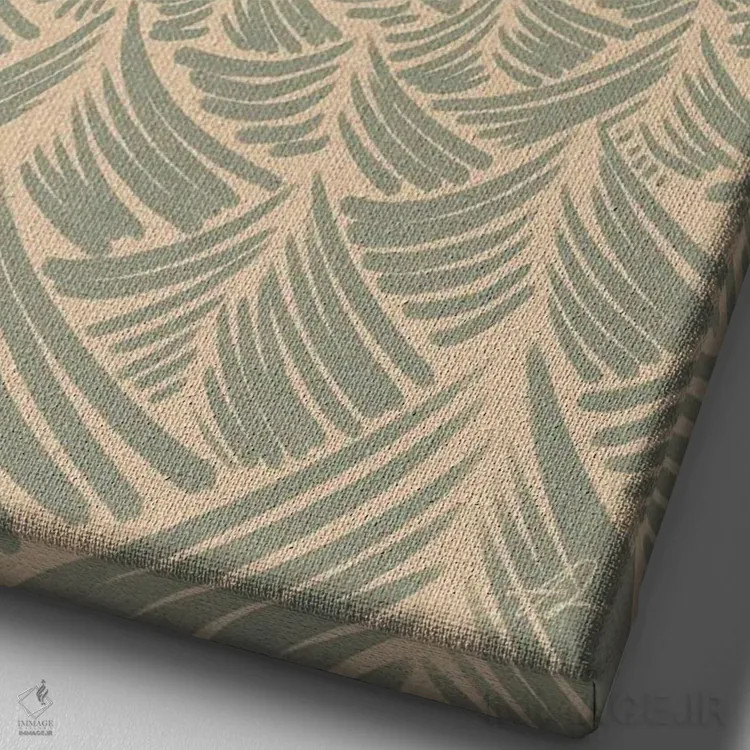 تابلو مینیمال هر بار یک موج اثر فابیان لاواتر - نمای نزدیک بافت بوم