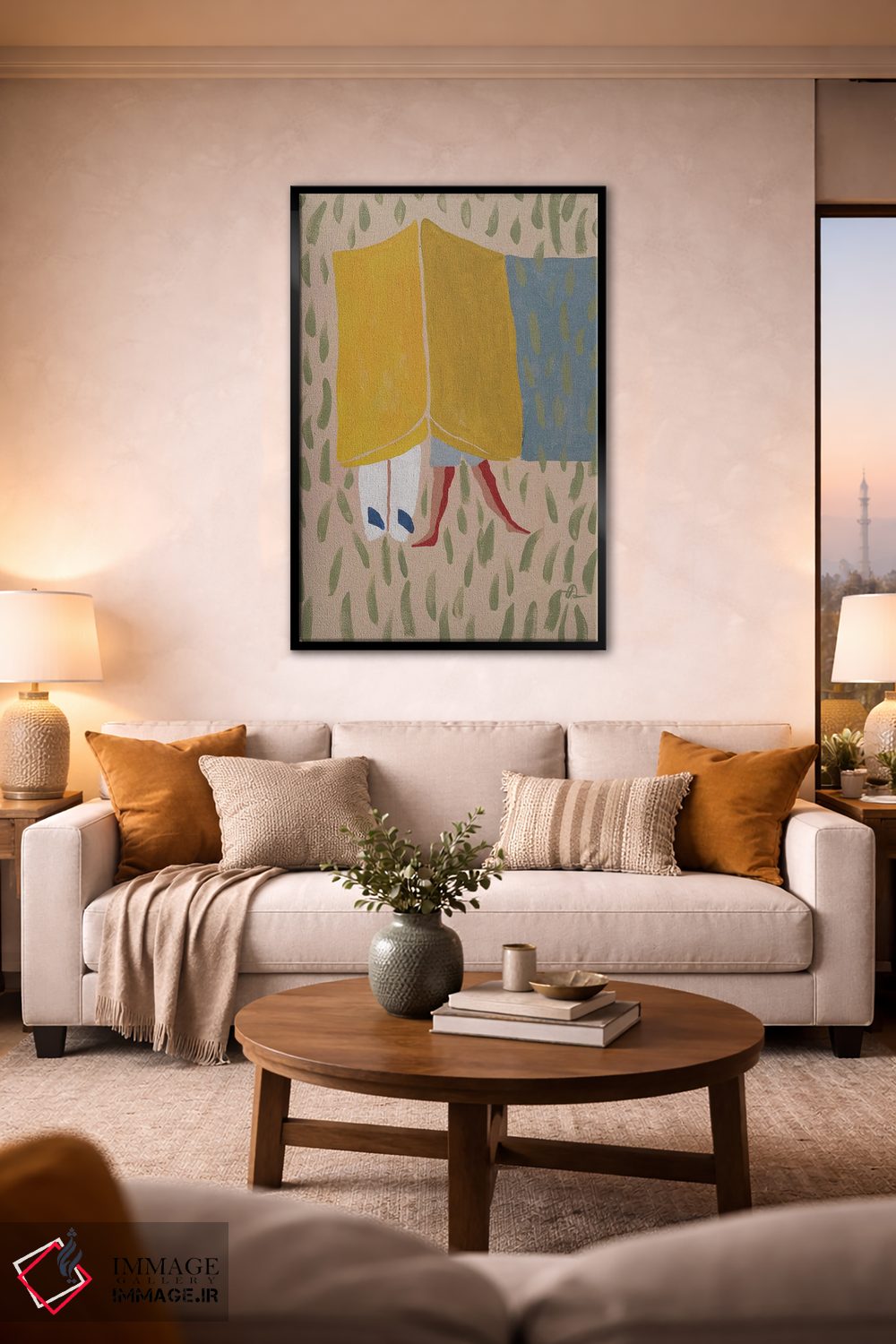 تابلو دکوراتیو بعد از موج سواری اثر فابیان لاواتر - D2B