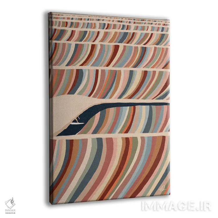 تابلو مینیمال سایه اثر فابیان لاواتر - نمای پرسپکتیو محصول