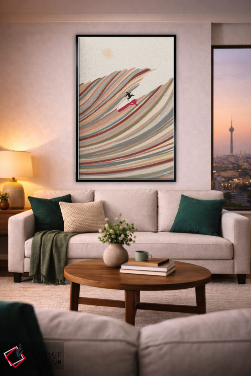 تابلو مینیمال فرار اثر فابیان لاواتر - D1B