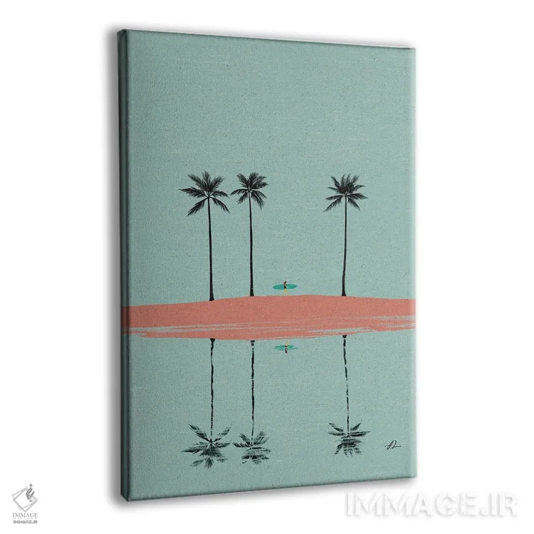 تابلو مینیمال بازتاب اثر فابیان لاواتر - نمای پرسپکتیو محصول