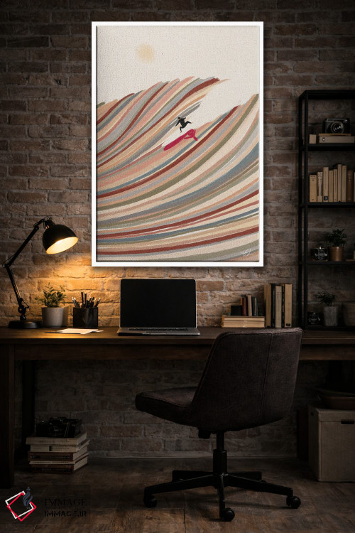 تابلو مینیمال فرار اثر فابیان لاواتر - D3W