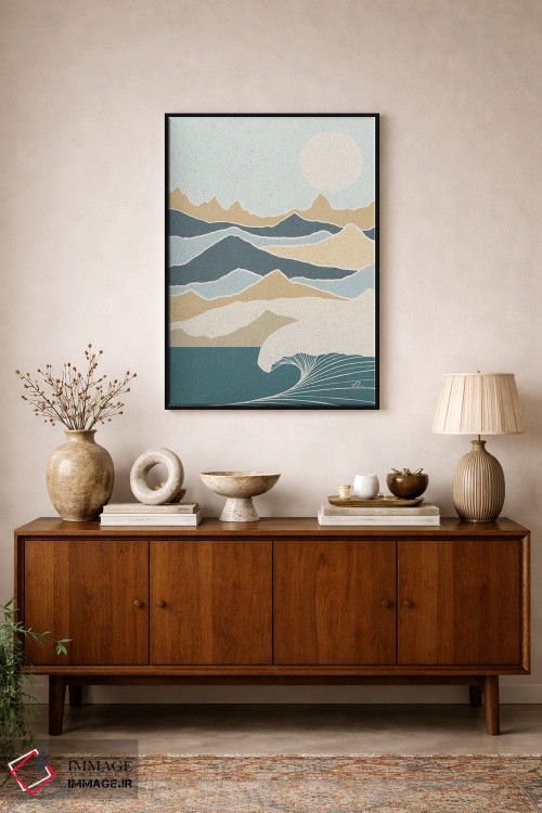 تابلو مینیمال آرام اثر فابیان لاواتر - D2B