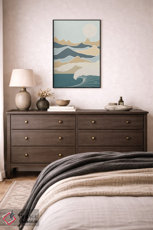 تابلو مینیمال آرام اثر فابیان لاواتر - D4B