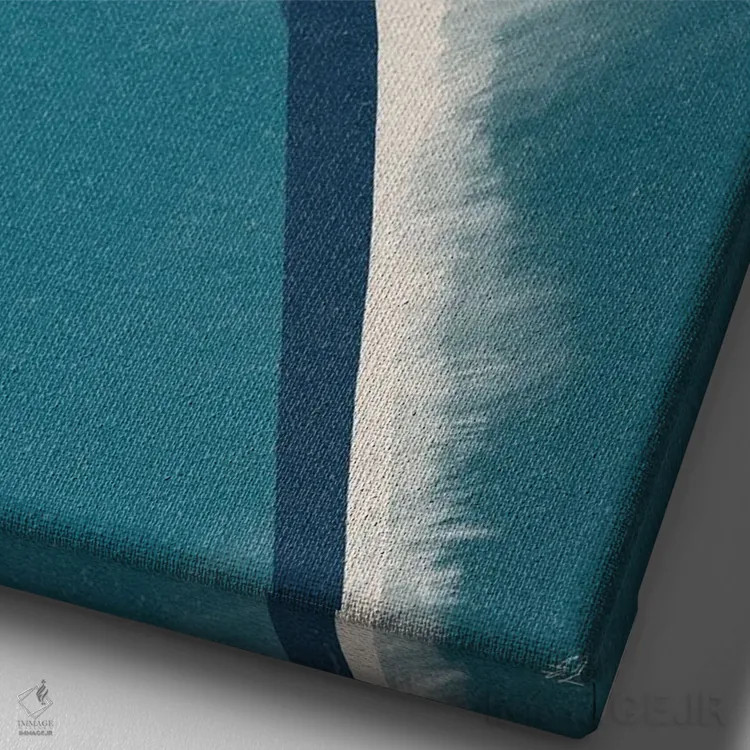 تابلو مینیمال دوشنبه ها اثر فابیان لاواتر - نمای نزدیک بافت بوم