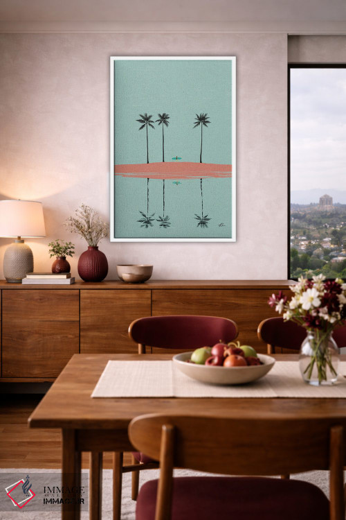 تابلو مینیمال بازتاب اثر فابیان لاواتر - D4W