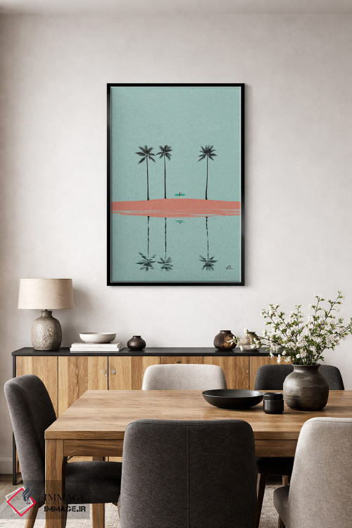 تابلو مینیمال بازتاب اثر فابیان لاواتر - D5B