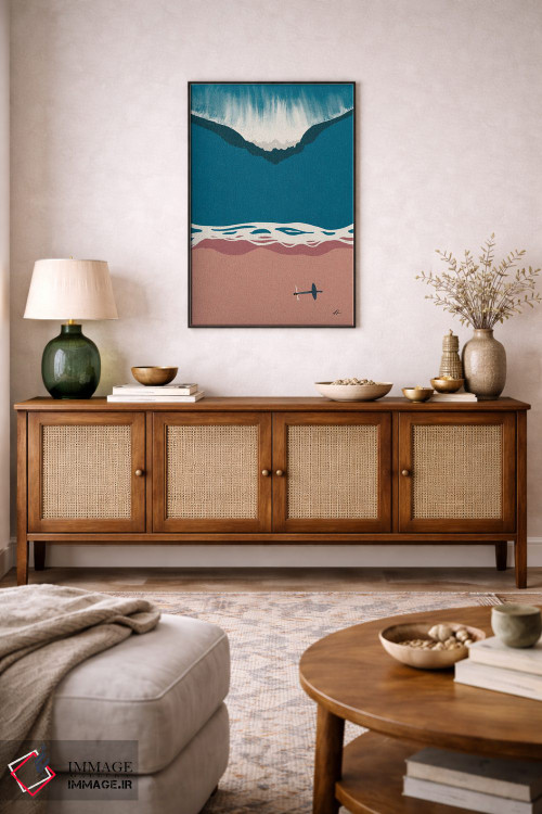 تابلو مینیمال بازی ذهنی اثر فابیان لاواتر - D3B