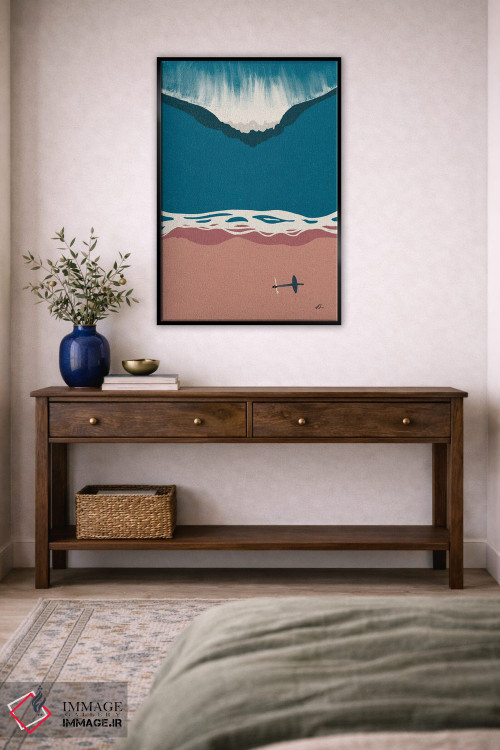 تابلو مینیمال بازی ذهنی اثر فابیان لاواتر - D4B