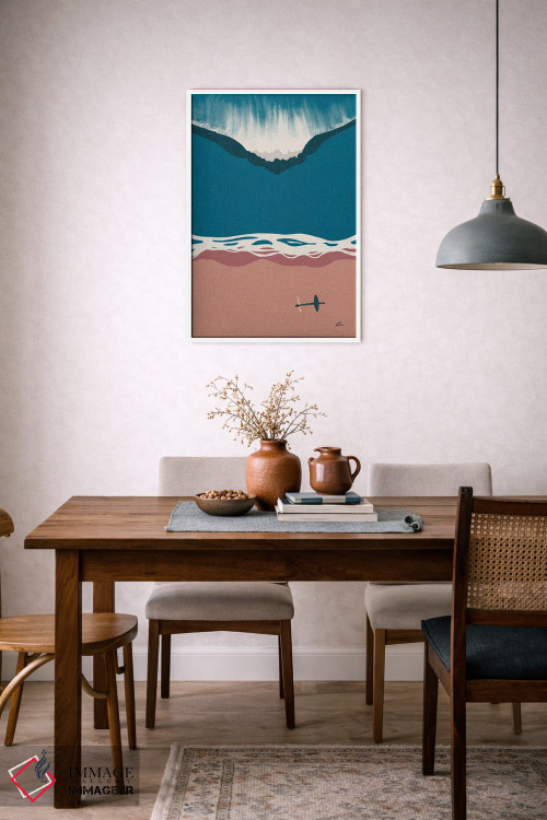 تابلو مینیمال بازی ذهنی اثر فابیان لاواتر - D5W