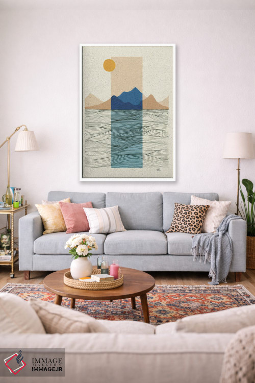 تابلو مینیمال آخرین نور اثر فابیان لاواتر - D1W