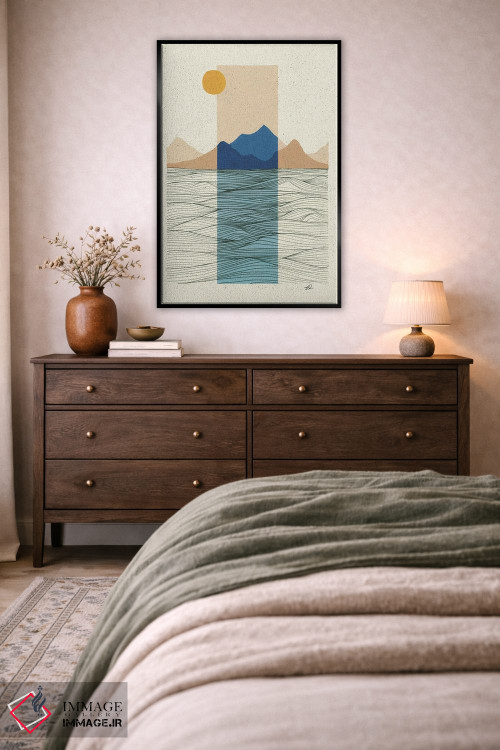 تابلو مینیمال آخرین نور اثر فابیان لاواتر - D6B