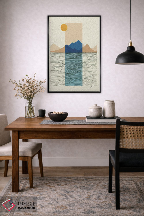 تابلو مینیمال آخرین نور اثر فابیان لاواتر - D5B