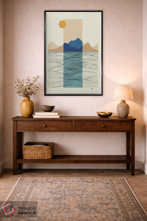 تابلو مینیمال آخرین نور اثر فابیان لاواتر - D4B