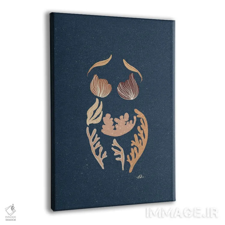 تابلو مینیمال پری های دریایی وجود دارند اثر فابیان لاواتر - نمای پرسپکتیو محصول