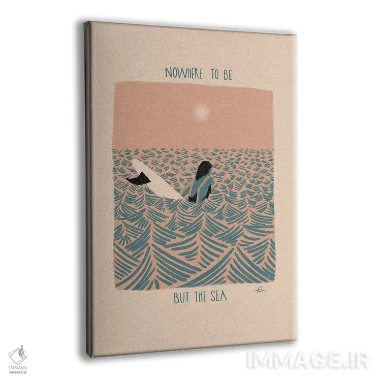 تابلو دکوراتیو جایی برای بودن نیست اثر فابیان لاواتر - نمای پرسپکتیو محصول