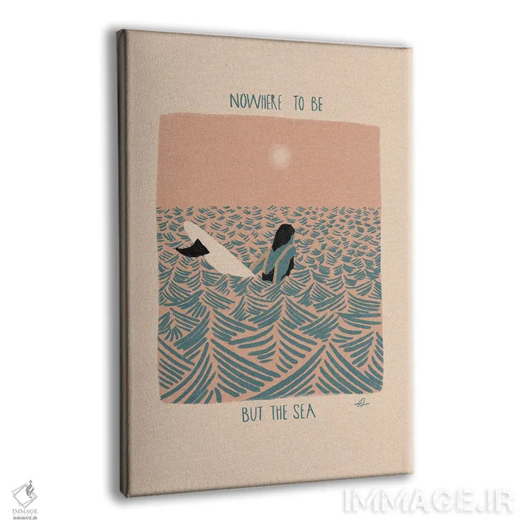 تابلو دکوراتیو جایی برای بودن نیست اثر فابیان لاواتر - نمای پرسپکتیو محصول