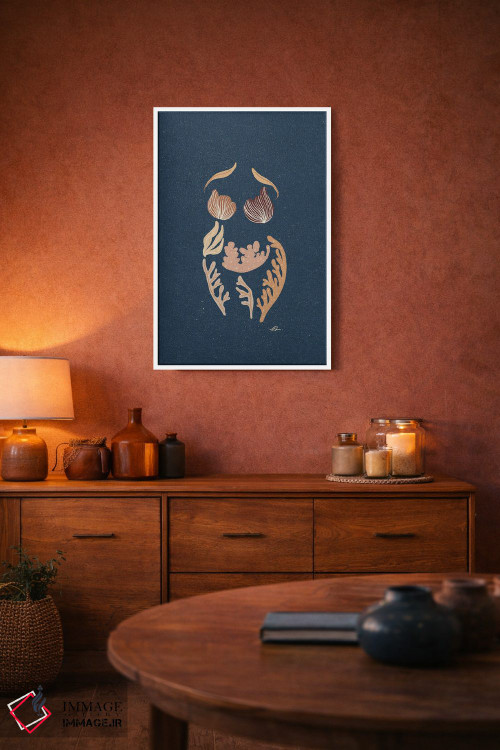 تابلو مینیمال پری های دریایی وجود دارند اثر فابیان لاواتر - D3W