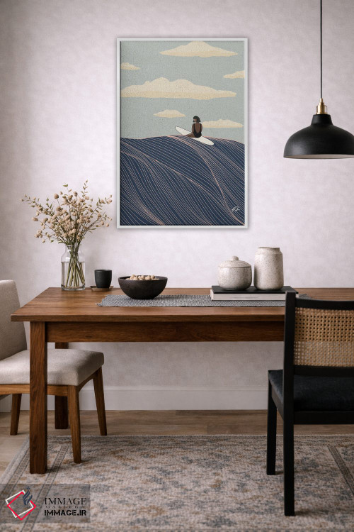 تابلو دکوراتیو بر تخت او اثر فابیان لاواتر - D2W
