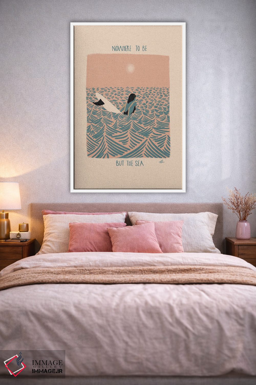 تابلو دکوراتیو جایی برای بودن نیست اثر فابیان لاواتر - D1W