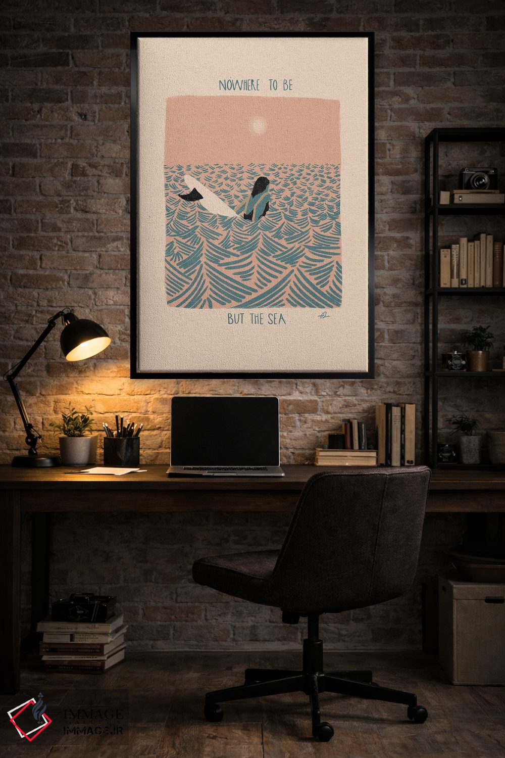 تابلو دکوراتیو جایی برای بودن نیست اثر فابیان لاواتر - D4B